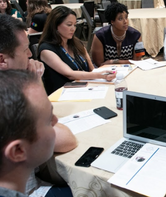 NSPRA members around a conference table.